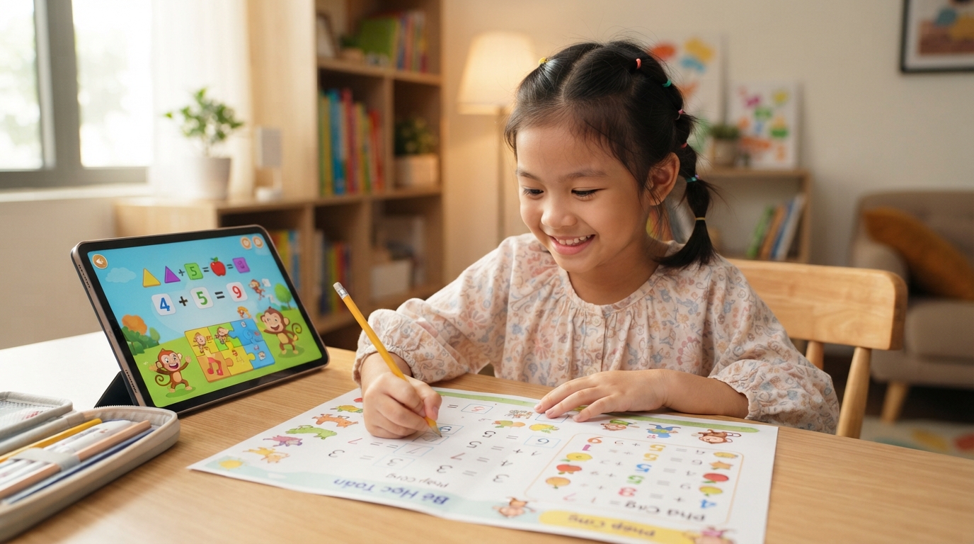 Phương pháp học dành cho trẻ yêu thích vận động