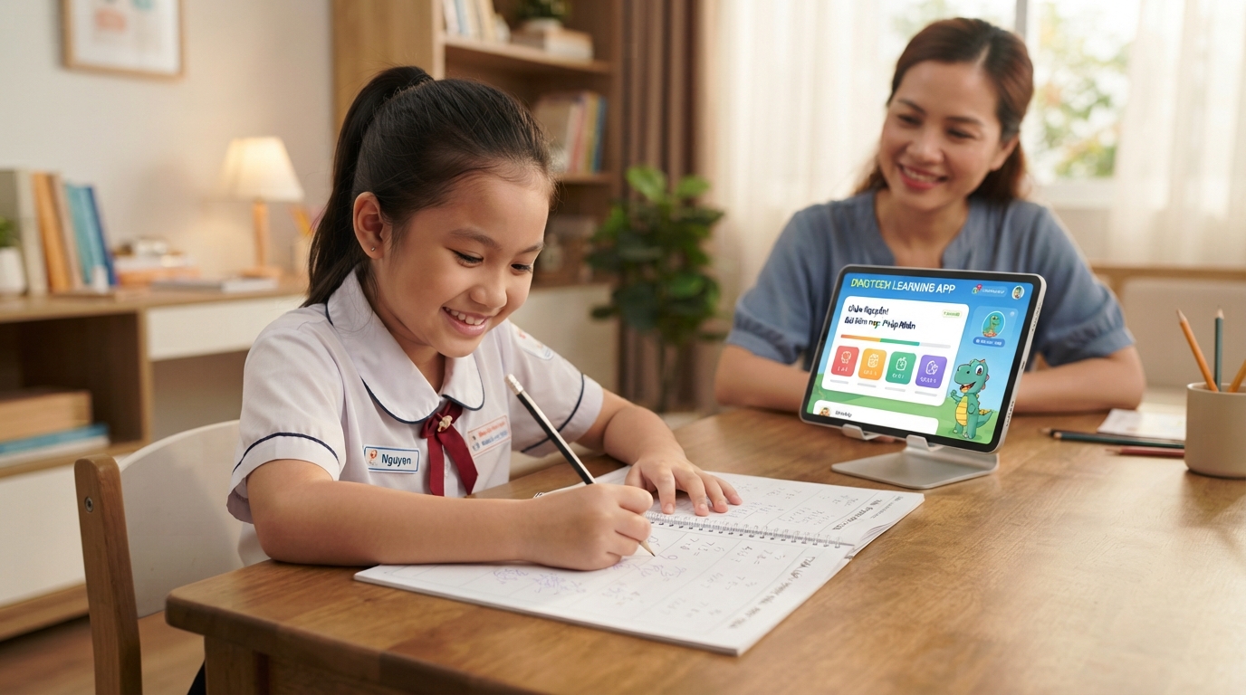 Sai lầm khi cho trẻ học bằng điện thoại & Giải pháp