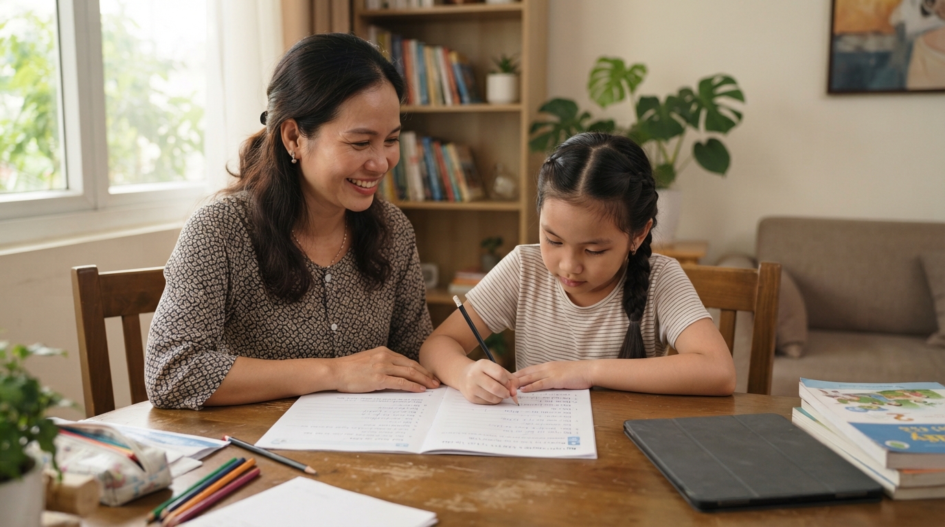 Làm sao để con không nghiện điện thoại khi học?