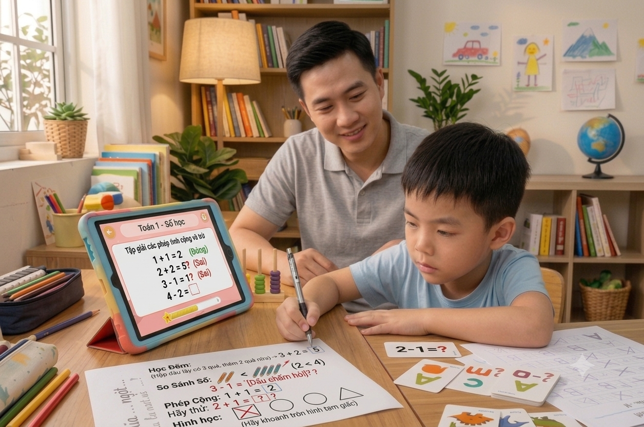 Con yếu phép cộng và phép trừ