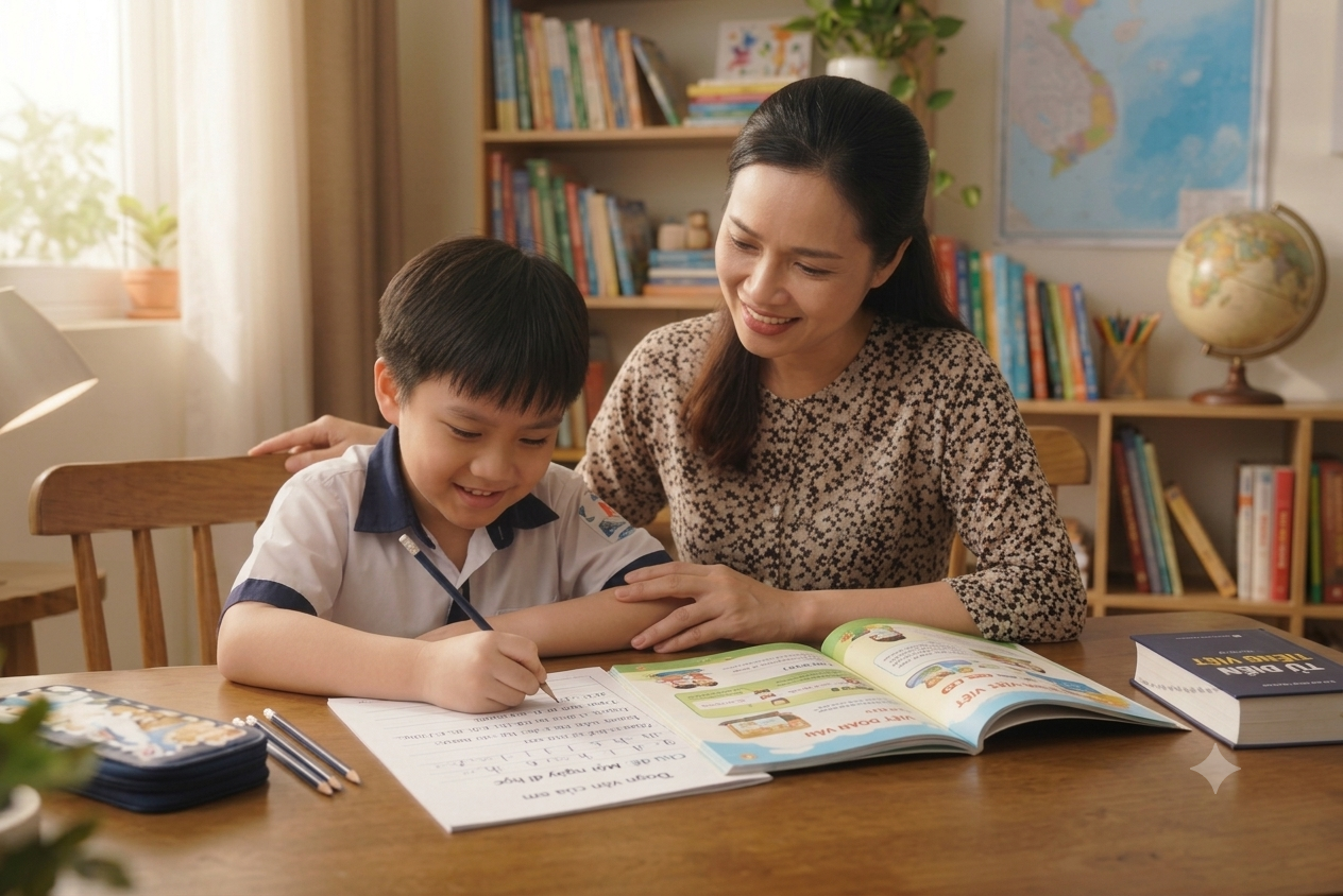 Viết đoạn văn và tự học Tiếng Việt