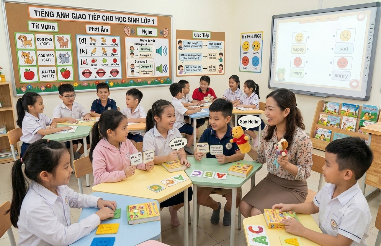Từ vựng – phát âm – nghe – giao tiếp