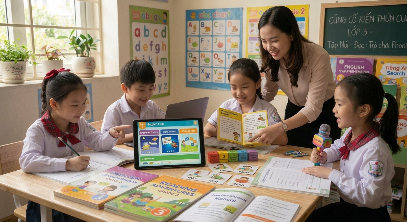 Nói đọc và viết cơ bản tiếng Anh lớp 3