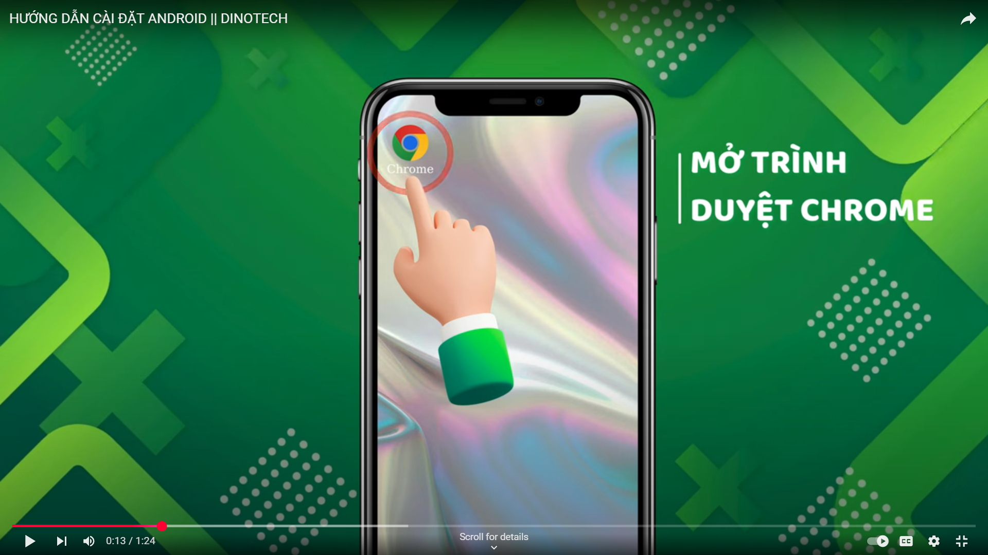  HƯỚNG DẪN CÀI ĐẶT ANDROID || DINOTECH